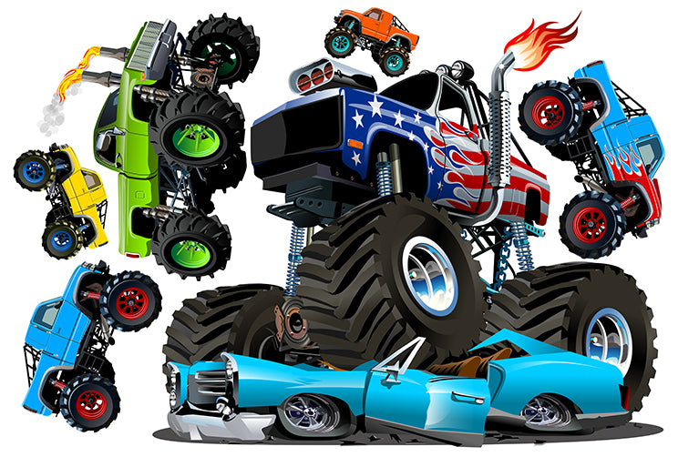 Monster Trucks - Cut Outs