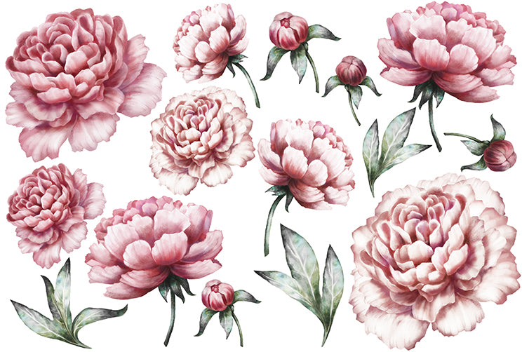 Peonies Vintage - Cut Outs